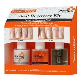 Nail Tek Restore Damaged Nails Kit (3 x 15ml pcs)