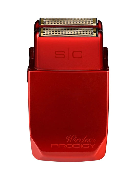 StyleCraft Prodigy Cordless Foil Shaver - Shiny Metallic Red