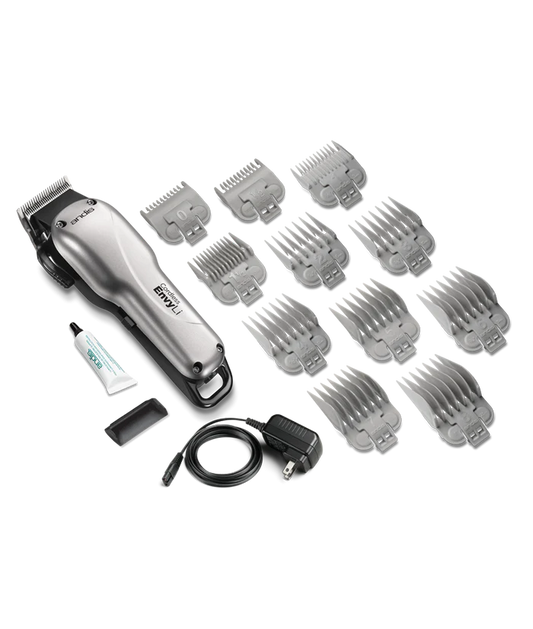 Andis Silver Cordless Envy Li Adjustable Blade Clipper (73000)