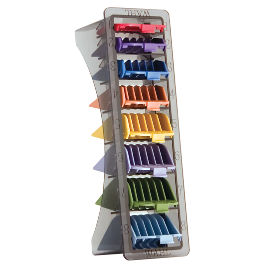 Wahl Professional 1-8 Color-Coded Nylon Cutting Guides with Organizer (3170-400)