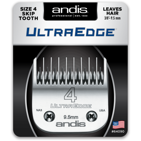 Andis Ultra Edge Detachable Skip Tooth Replacement Blade - Size 4