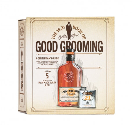 18.21 Man Made Book of Good Grooming Men's Gift Set Volume 5 - Noble Oud